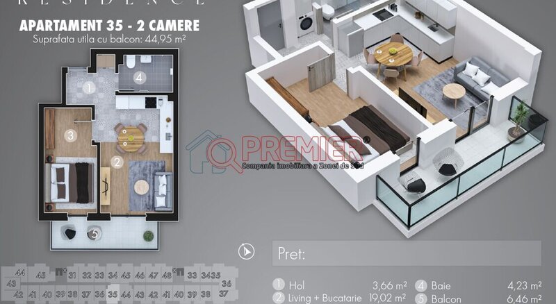 Metrou Berceni apartament 2 camere